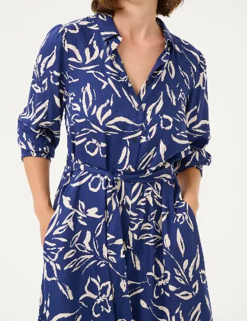 Rochie medie Kaffe, albastru Albastru