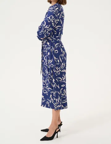 Rochie medie Kaffe, albastru Albastru