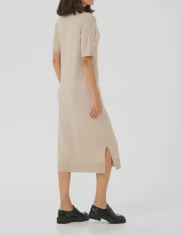 Rochie medie Kaffe, bej Crem