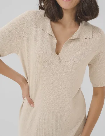 Rochie medie Kaffe, bej Crem