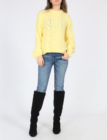 Pulover Bershka, galben