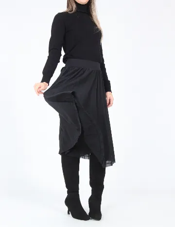 Fusta Zara, negru Negru