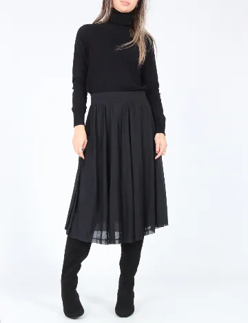 Fusta Zara, negru Negru