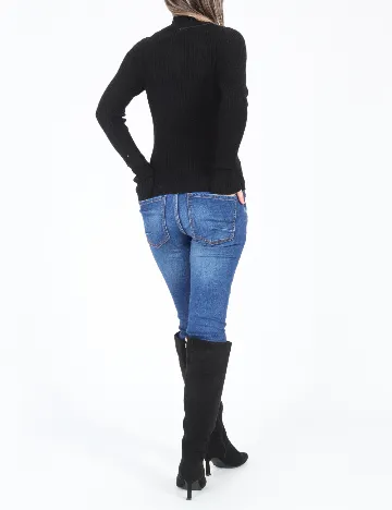 Bluza Bershka, negru Negru