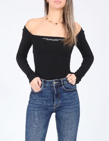 Body Bershka, negru