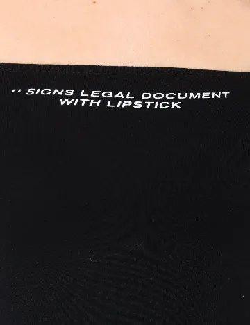 Body Bershka, negru Negru