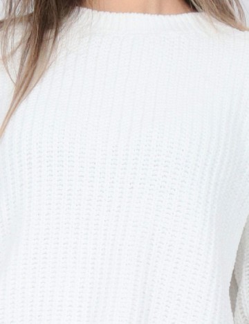 Pulover Bershka, alb