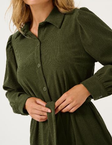 Rochie scurta Cream, verde