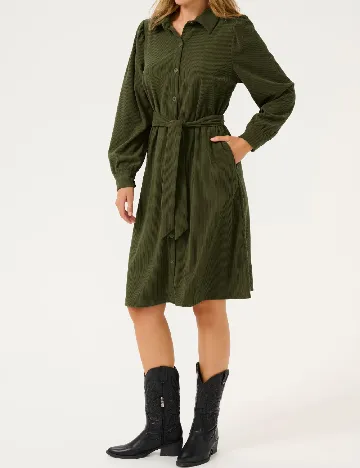 Rochie scurta Cream, verde Verde