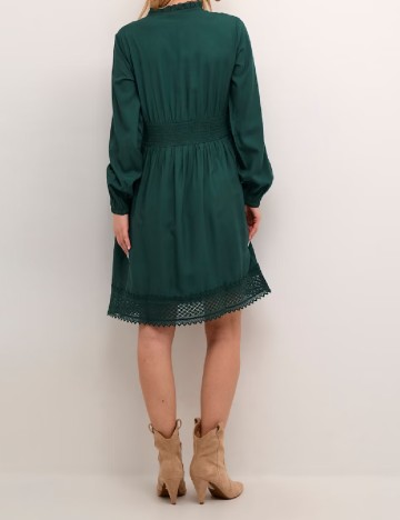 Rochie scurta Cream, verde