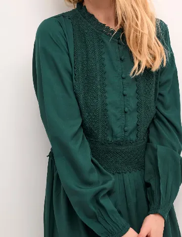 Rochie scurta Cream, verde Verde