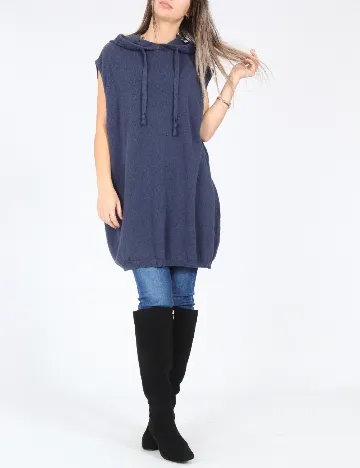 Vesta oversize Zara, albastru Albastru