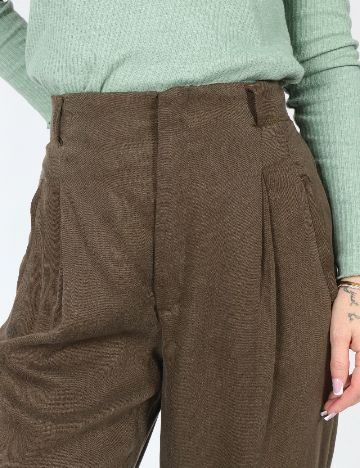 Pantaloni Zara, kaki