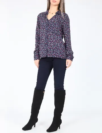 Camasa Pull&Bear, bleumarin Albastru