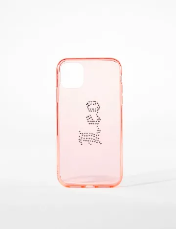 Husa Iphone 11 Bershka, portocaliu Portocaliu