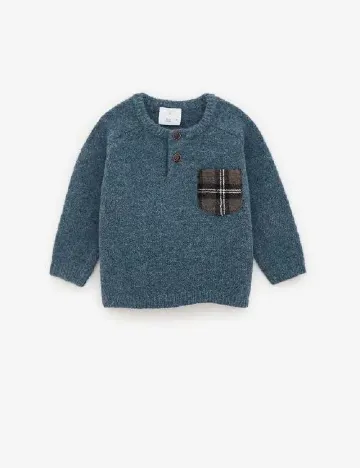 Pulover Zara, albastru Albastru