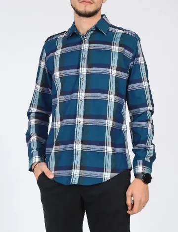 Camasa Zara, albastru Albastru