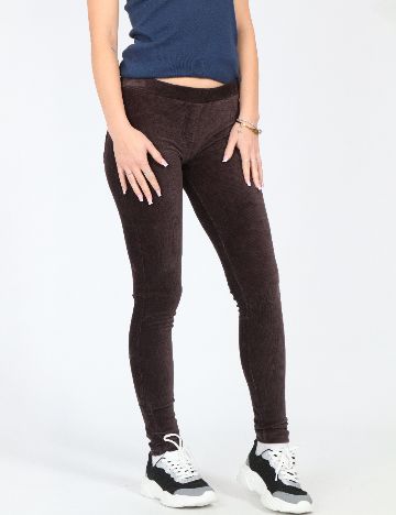 Pantaloni Bershka, maro inchis