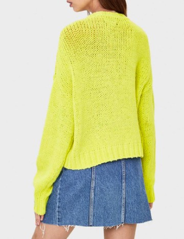 Bluza Oversize Bershka, verde