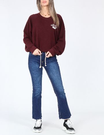 Bluza Pull&Bear, visiniu