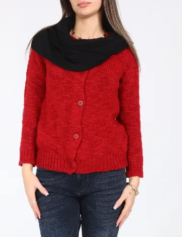 Esarfa circulara Bershka, negru Negru