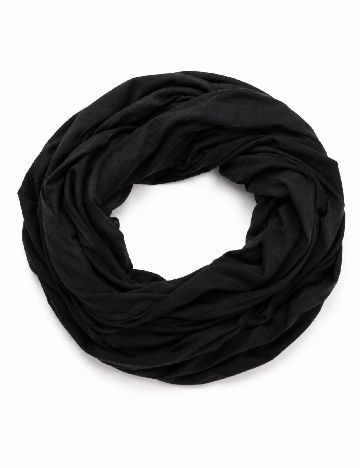 Esarfa circulara Bershka, negru