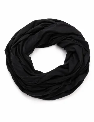Esarfa circulara Bershka, negru
