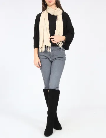 Esarfa Bershka, crem Crem