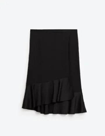 Fusta Zara, negru Negru