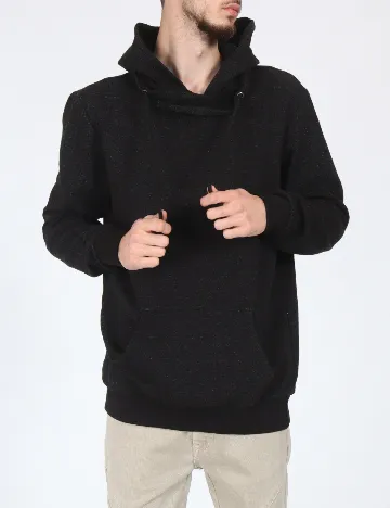 Hanorac Bershka, negru Negru