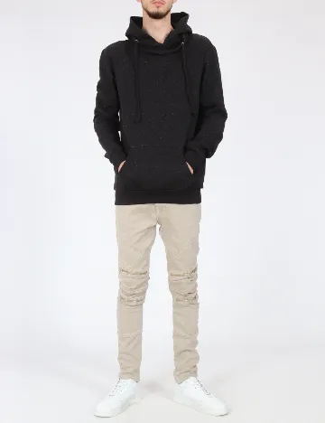 Hanorac Bershka, negru Negru