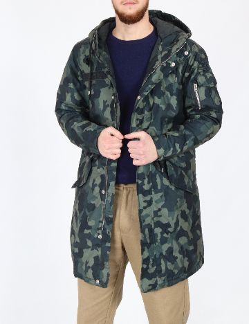 Geaca Pull&Bear, army