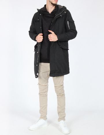 Geaca Pull&Bear, negru