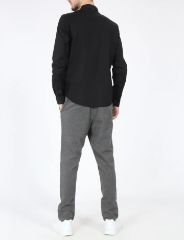 Camasa Bershka, negru Negru