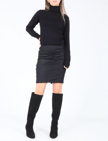 Fusta Bershka, negru