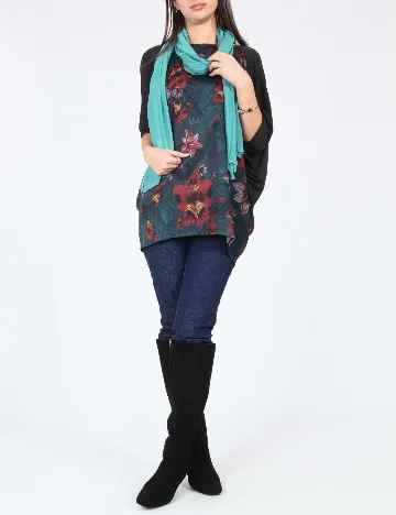 Esarfa Bershka, turcoaz Albastru