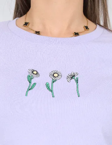 Bluza Bershka, mov Mov