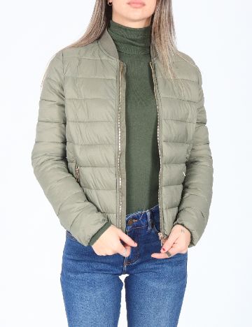 Geaca Bershka, verde