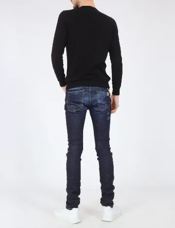 Blugi Pull&Bear, bleumarin Albastru