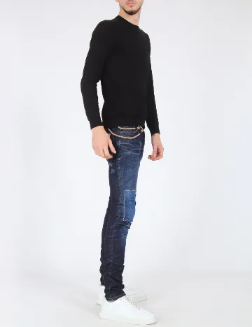 Blugi Pull&Bear, bleumarin Albastru