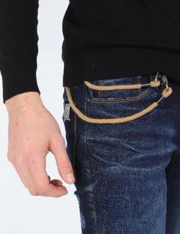 Blugi Pull&Bear, bleumarin Albastru