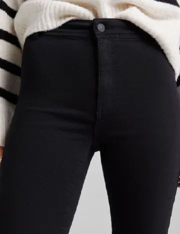 Blugi Bershka, negru Negru