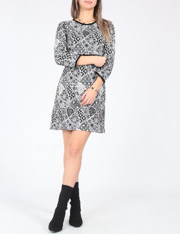 Rochie scurta Zara, gri