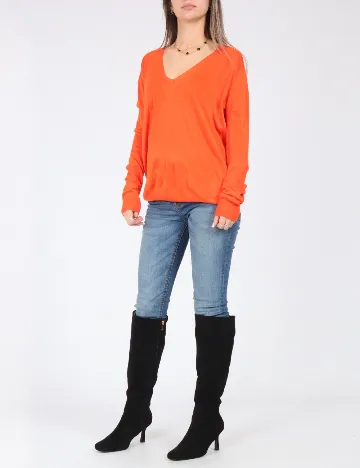 Bluza Zara, portocaliu Portocaliu