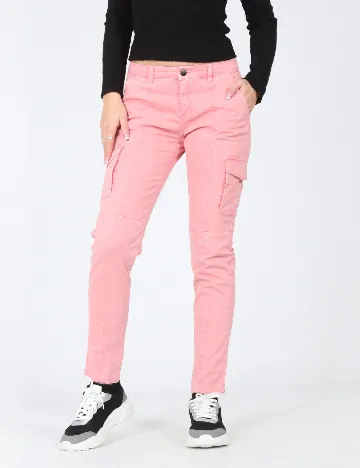 Pantaloni Zara, roz Roz