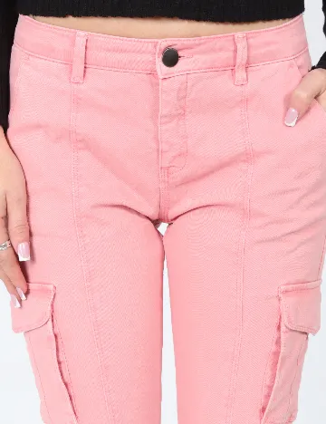 Pantaloni Zara, roz Roz