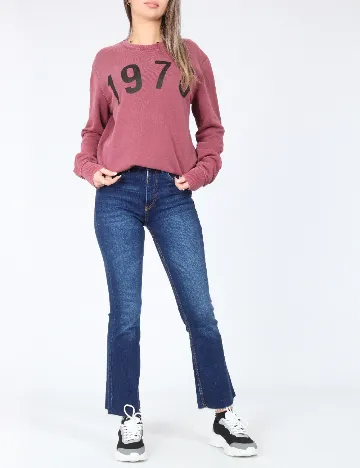 Bluza Zara, roz pudra Roz