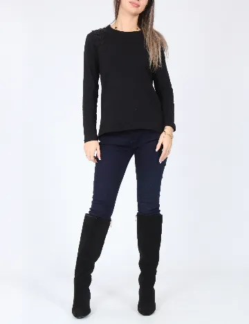 Bluza Zara, negru Negru