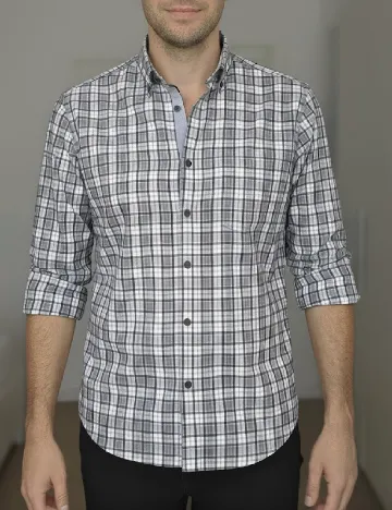 Camasa Zara, gri Gri