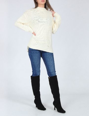 Pulover Zara, ecru